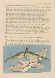 Visionen der Töchter Albions, Tafel 6, Und keiner außer Bromian . . . .